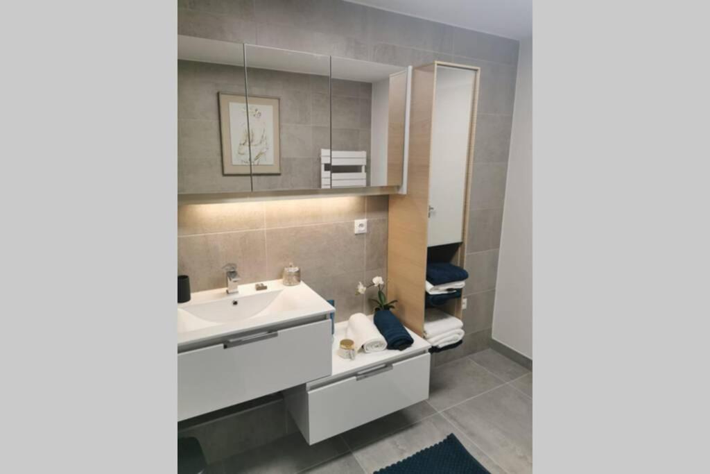 Apartamento Magnifique F3, 75m² avec Parking privé et Terrasse Estrasburgo Exterior foto
